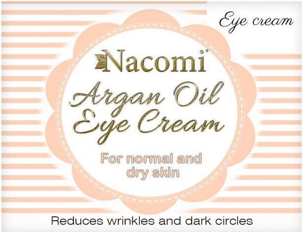 Immagine prodotto Nacomi NACOMI Crema occhi all'olio di argan arganowy krem pod oczy 15ml (Crema per la cura degli occhi, 15 ml, Giorno)
