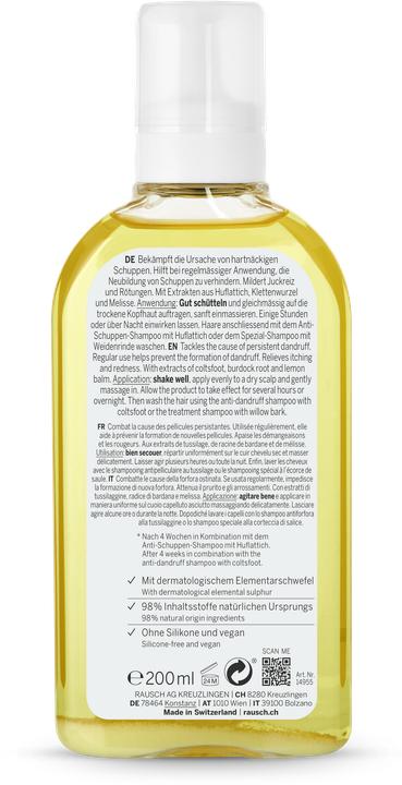 Image du produit Rausch Lot antipelliculaire cuir chevelu sabot (200 ml)