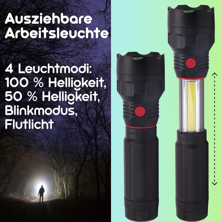 Actual product image Casativo 2in1 LED torch with work light (200 lm)