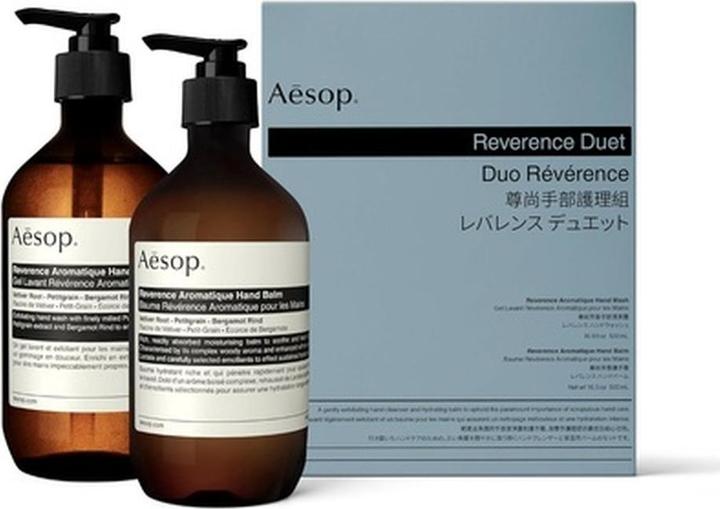 Immagine prodotto Aesop Duetto aromatico ammorbidente per la pelle con note legnose (Sapone liquido, 50 ml)