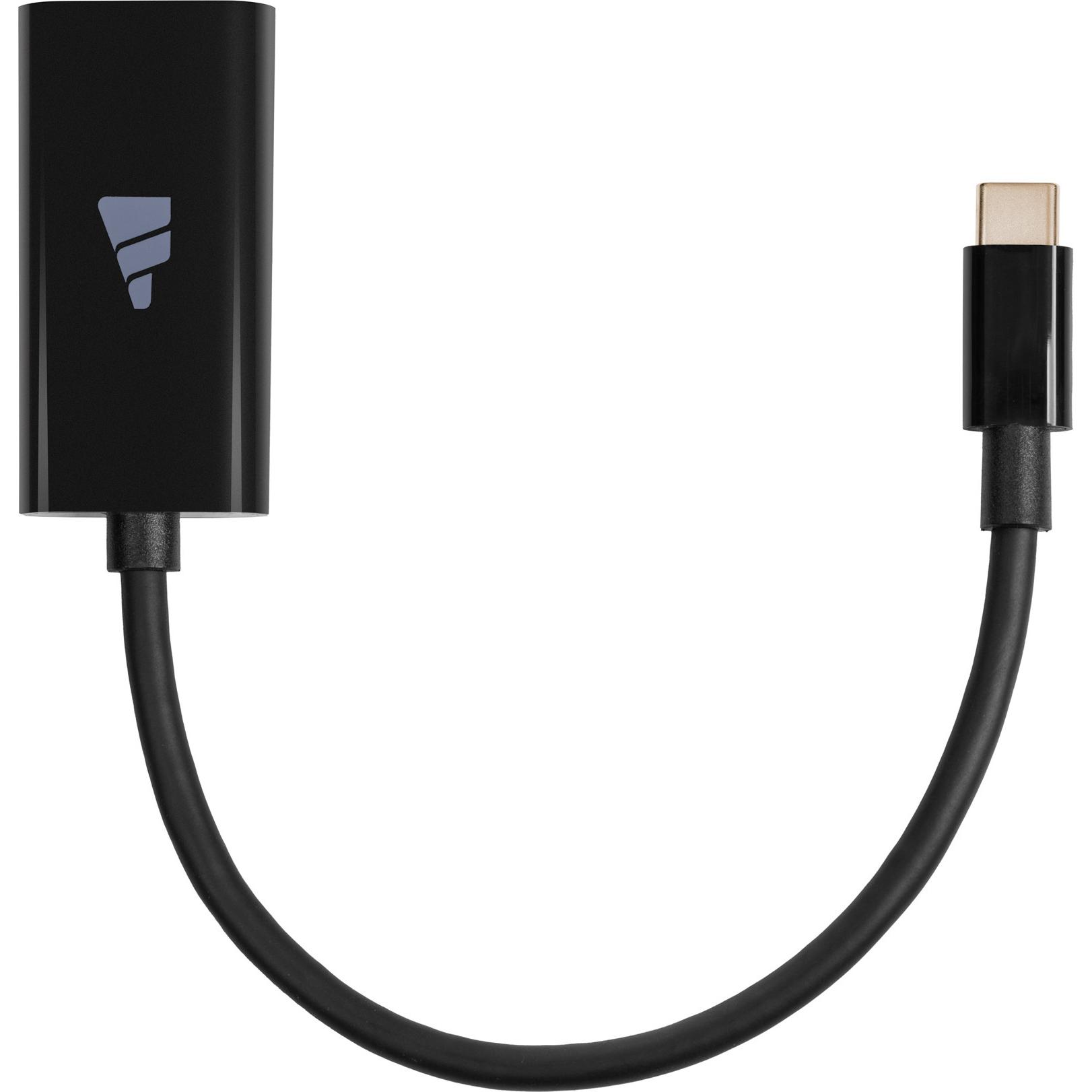 Fuj Tek DisplayPort to USB-C adapter (USB Typ-C, 15 cm), Data + Video Adapter, Gold