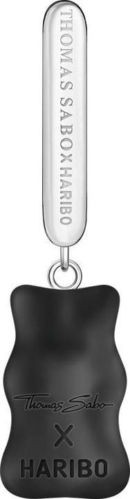 Image du produit Thomas Sabo Créole unique avec pendentif ours doré noir en version midi et pierres (Argent sterling 925)