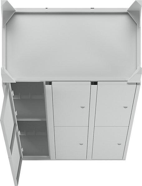 Actual product image Wolf Wardrobe with feet (90 cm, 185 cm)