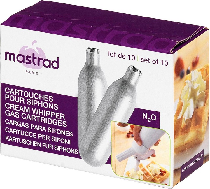 Mastrad Sahnekapseln 10er Pack