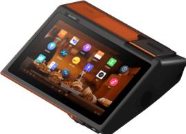 Produktbild Sunmi D2 Mini, 4G, NFC, 25,7cm (10,1"), KD, Android, schwarz, orange