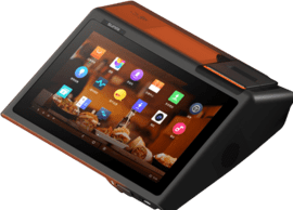 Produktbild Sunmi D2 Mini, 4G, NFC, 25,7cm (10,1"), KD, Android, schwarz, orange