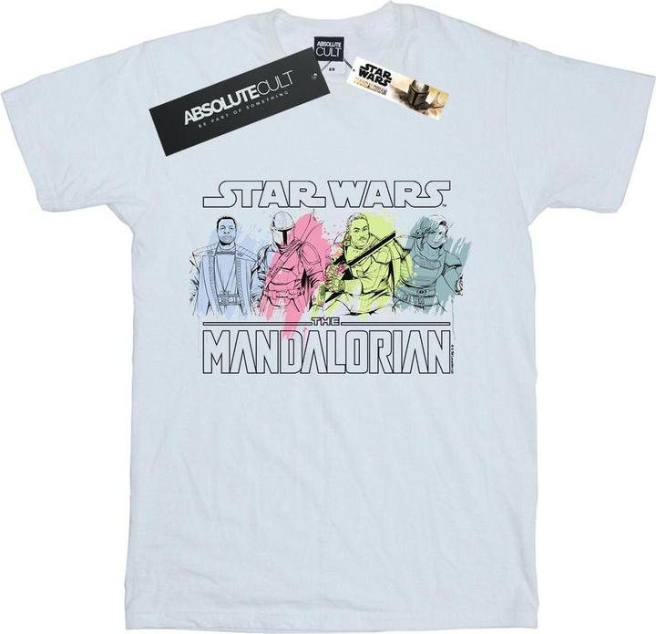 Immagine prodotto Star Wars The Mandalorian Character Pose Maglietta Uomo (M)