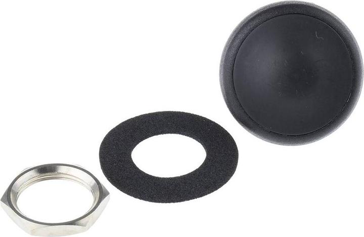 Actual product image APEM Mom Pushbutton Switch Black To Screw