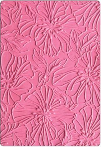 Actual product image Sizzix 3-D Textured Impressions Embossing Folder - Azaleas