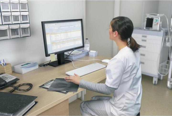 Actual product image CHERRY ACTIVE KEY MTA AK-C8112 Corded DE-Layout white (DE, Cable)