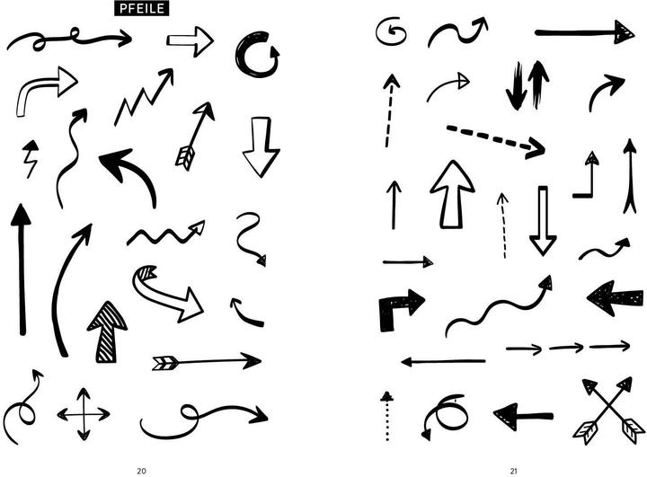 Produktbild Let's sketch! Das ultimative Sketchnotes-Stickerbuch – Über 600 Sticker: Symbole und Icons zum