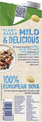 Immagine prodotto Alpro Bevanda di soia biologica (8 x 100 cl)