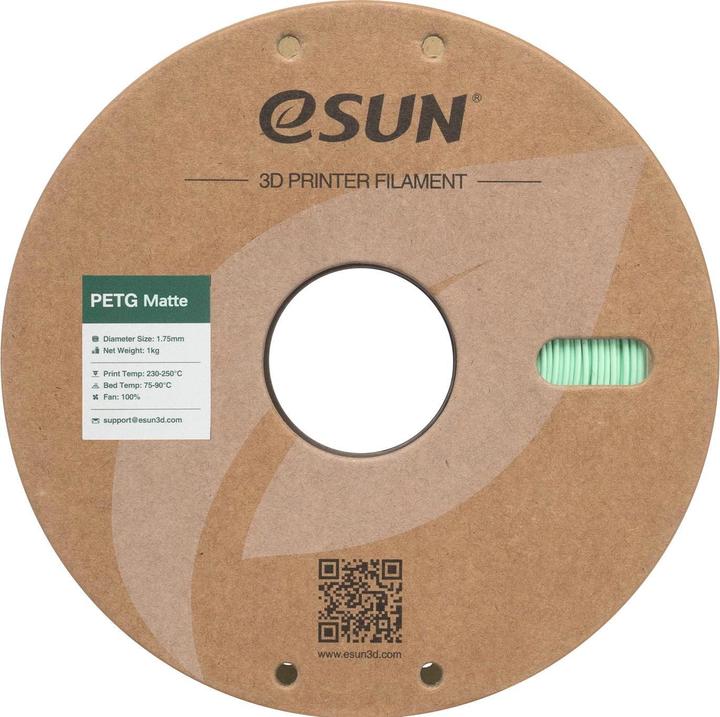 Produktbild eSUN Filament PETG-Matte Mint 1.75 mm 1 kg (PETG, 1.75 mm, 1000 g)