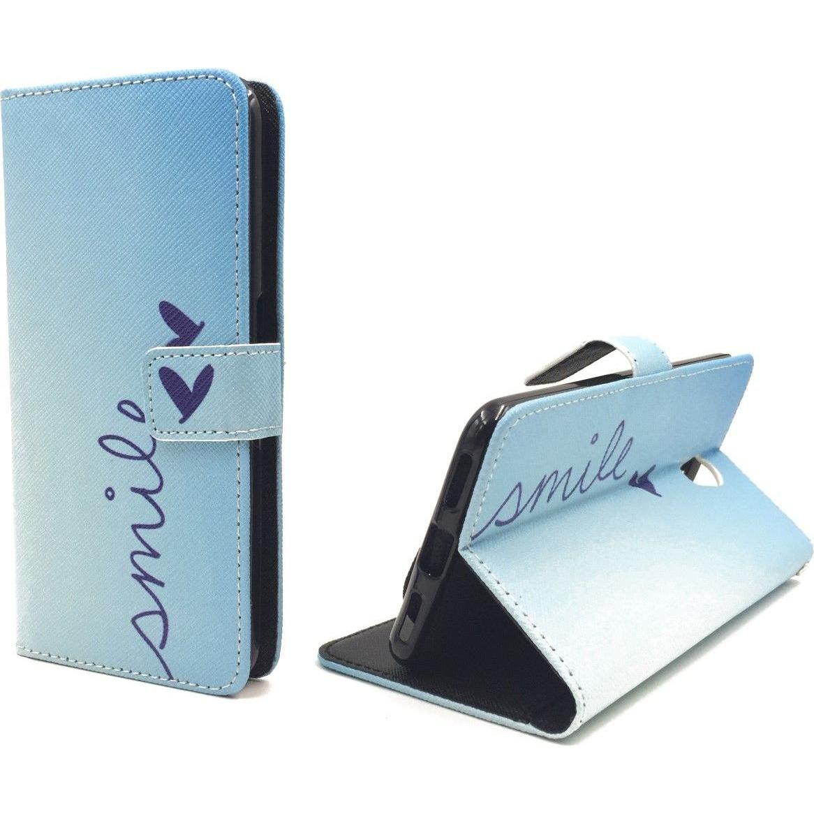 König Design Schutz Handy Hülle für ZTE Blade V7 Case Cover Tasche Wallet Etui Handyhülle Neu (ZTE Blade V7), Smartphone...