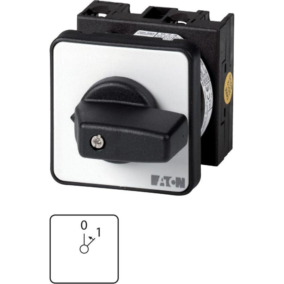 Eaton EIN-Taster, T0, 20 A, Einbau, 2 11718, Taster + Schalter, Schwarz