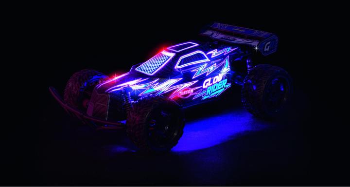 Produktbild Carson 1:12 Glow Rider 2.4GHz 100% RTR blau (RTR Ready-to-Run)