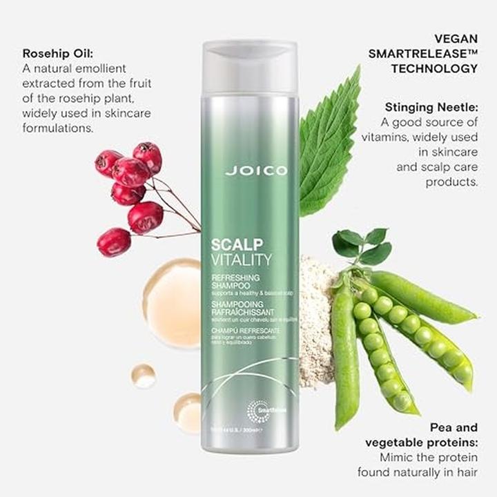 Image du produit Joico Scalp Vitality Refreshing Shampoo (Shampooing anti-poux, 300 ml)