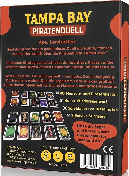 Produktbild Anzen Spiele Tampa Bay - Piratenduell (Deutsch, 2 Spieler)