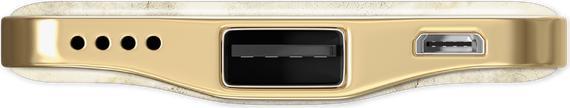 Actual product image iDeal Of Sweden 5.0Ah, 1xUSB-A, incl. microUSB cable Sandstorm Marble (5000 mAh)