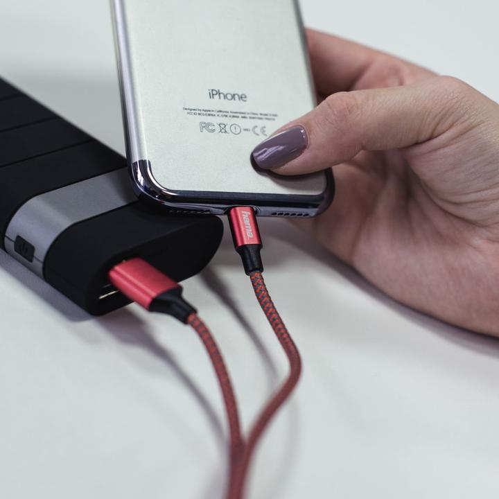 Produktbild Hama USB A—Lightning (1.50 m, USB 2.0)