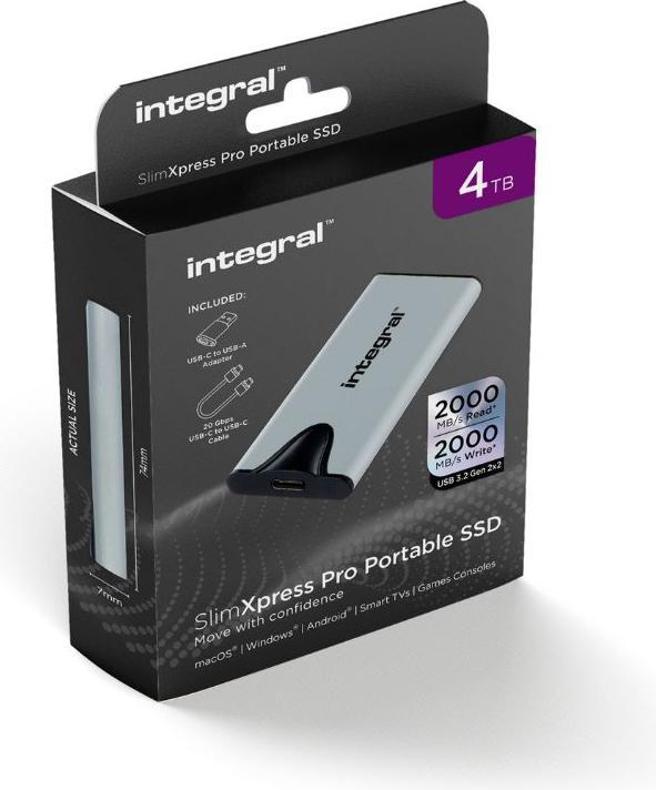 Actual product image 4tb Slimxpress Pro Portable SSD (4 TB)