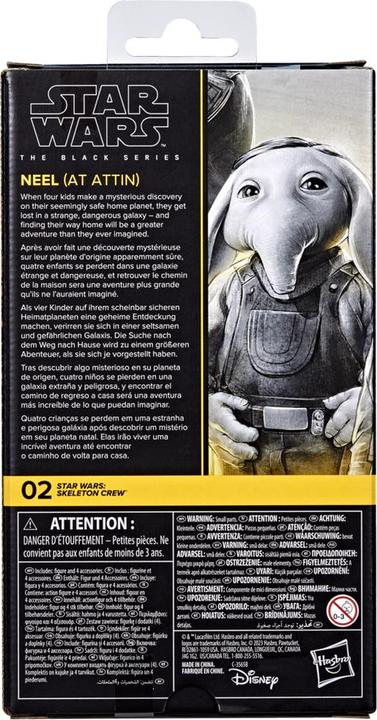 Actual product image Hasbro Star Wars The Black Series Neel (At Attin) Skeleton Crew 15-cm Action Figure