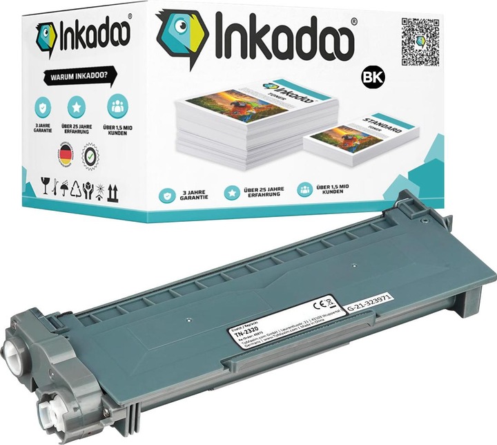 Produktbild Inkadoo Kompatibel Toner für Brother MFC-L 2700 DN ca. 2.600 Seiten