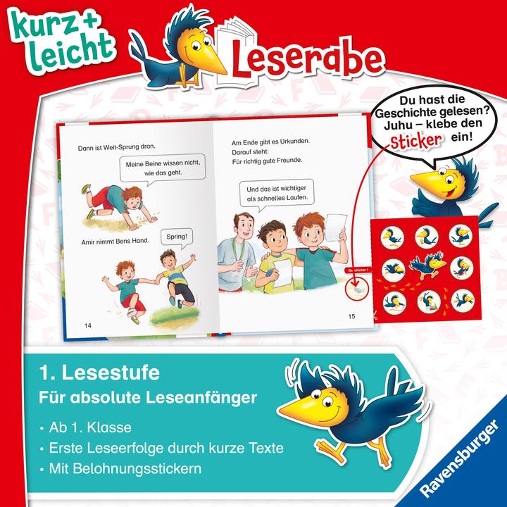 Image du produit Ravensburger Leserabe - 1. Lesestufe Kurz und leicht: Schulgeschichten (Allemand, Julia Breitenöder, 2025)