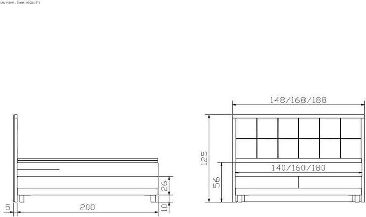 Produktbild Hasena Chalet (180 x 200 cm)
