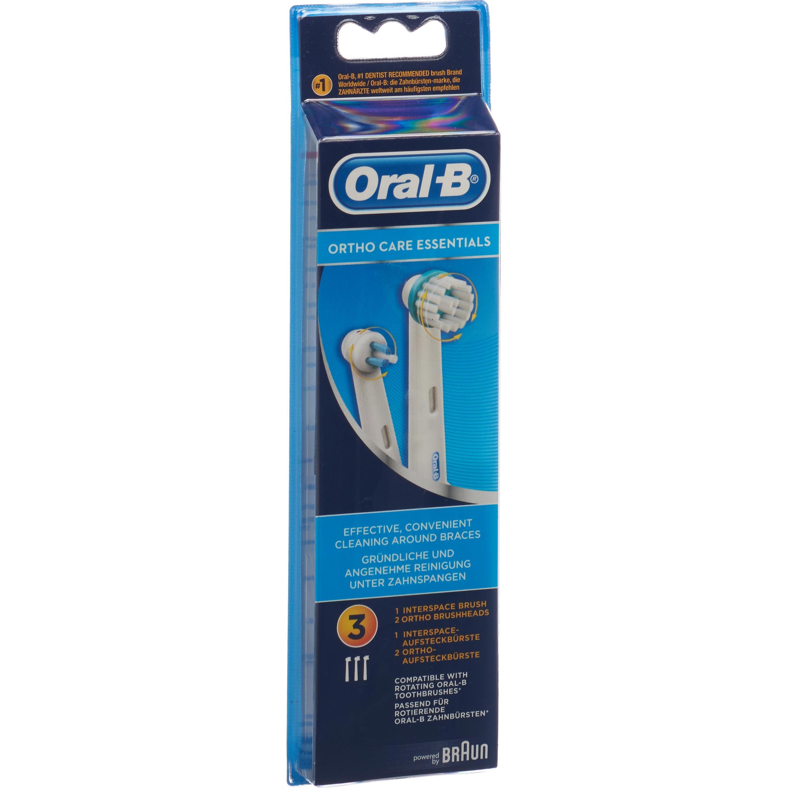 Oral-B, Zahnbürstenkopf, Ortho Care Essentials (3 x)