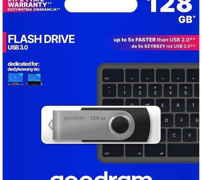 Produktbild Goodram UTS3 USB-Flash-Laufwerk (128 GB, USB-A)