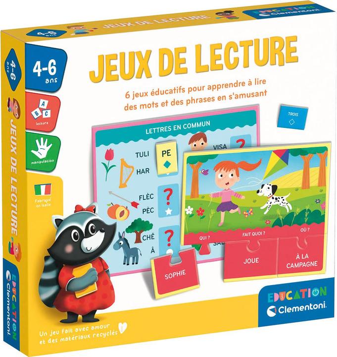 Clementoni Jeux De Lecture New (Fr) (French, 4 - 6 years)