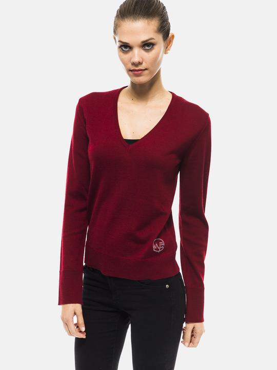 Produktbild Montana Frauen Leder Pullover - Valora Lux Modell - Made In Italy (46)