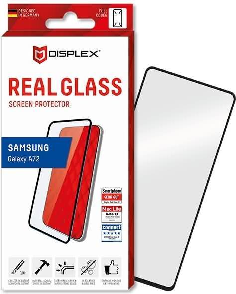 Produktbild Displex Real Glass, Full Cover Panzerglas (1 Stück, Samsung Galaxy A72, Samsung Galaxy A72 5G)