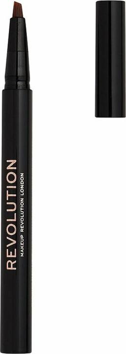 Actual product image Makeup Revolution Bushy Brow Pen (Dark brown)