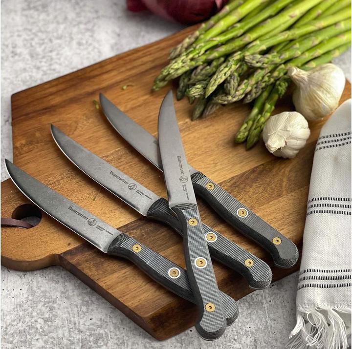 Actual product image Messermeister Custom steak knife set 1 piece, black/silver (4 pcs., Knife)