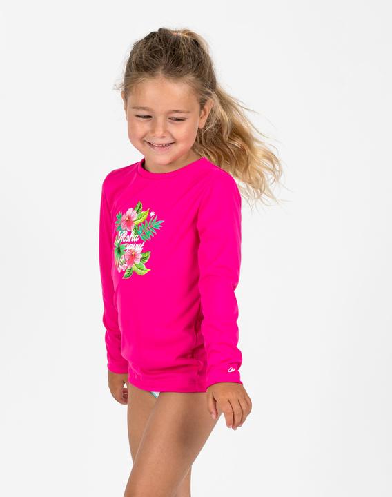 Produktbild Olaian UV-Shirt Surfen Kinder langarm 100 rosa (134)
