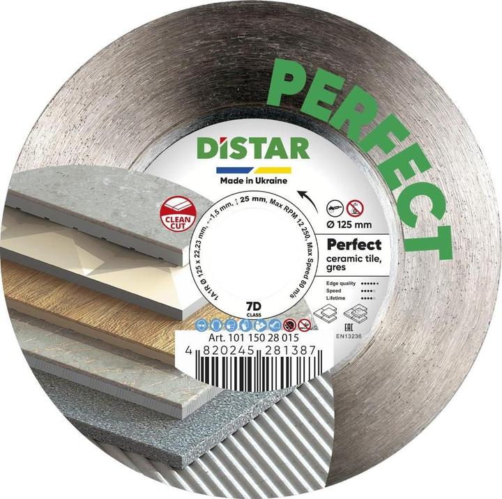 Image du produit Distar Diamentowa tarcza 1A1R 125mm Perfect