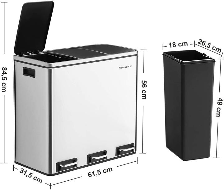 Produktbild Vasagle Rubbi (18 l)