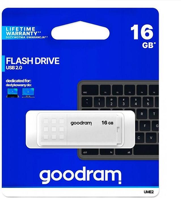 Produktbild Goodram UME2 UME2-0160W0R11 Pendrive (16 GB, USB 2.0, weiss) (16 GB, USB-A)