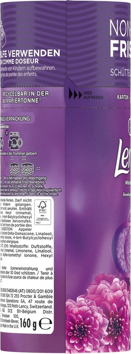 Actual product image Lenor Amethyst Blütentraum (15 Washing cycles, Pearls)