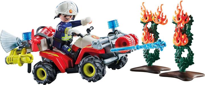 Produktbild Playmobil Feuerwehr Quad löscht Heckenbrand (71825, Playmobil Action Heroes)