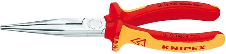 Actual product image Knipex Snipe Nose Side Cutting Pliers (Stork Beak Pliers) 26 16 200 SB (200 mm)