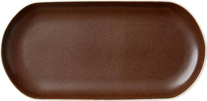 Studio Round Servierplatte North 2 Stück, Braun matt