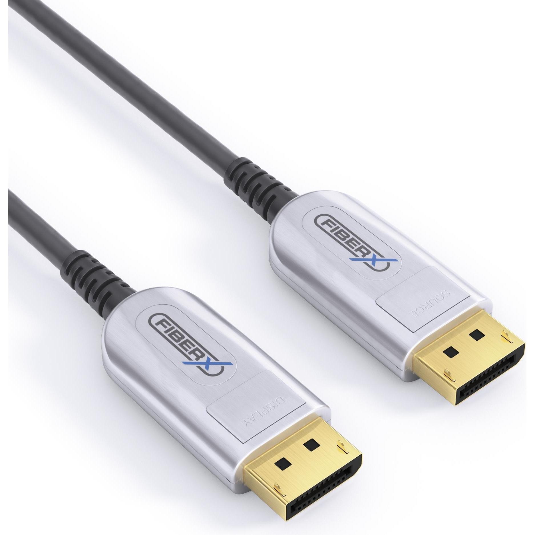 FiberX Kabel DisplayPort - DisplayPort 60 m (60 m, DisplayPort), Video Kabel