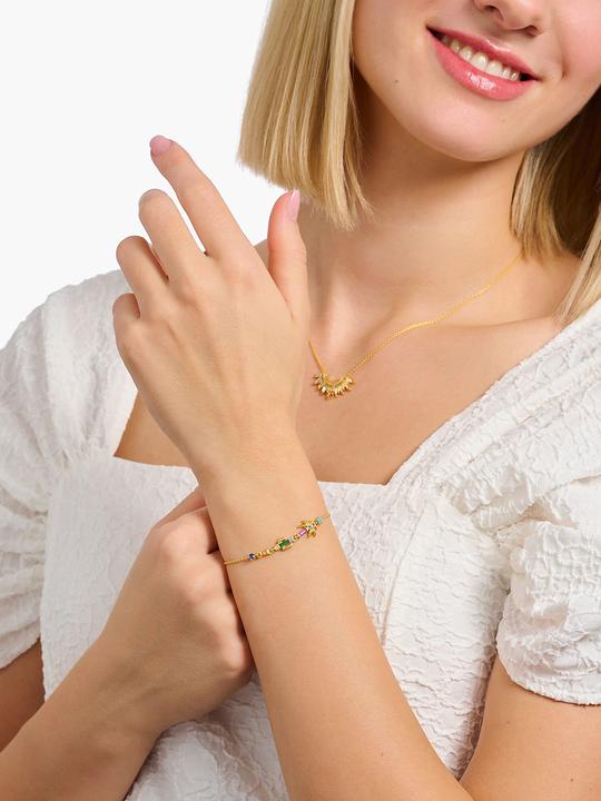 Produktbild Thomas Sabo Armband Charming (19 cm, 925er Silber, 750 Gelbgold Vergoldung)