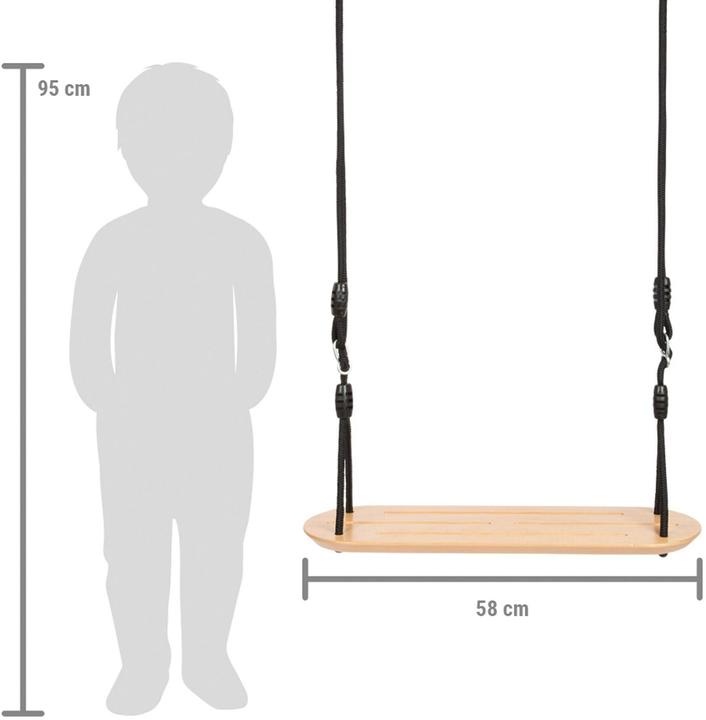 Image du produit small foot Balançoire XL à planches Black Line