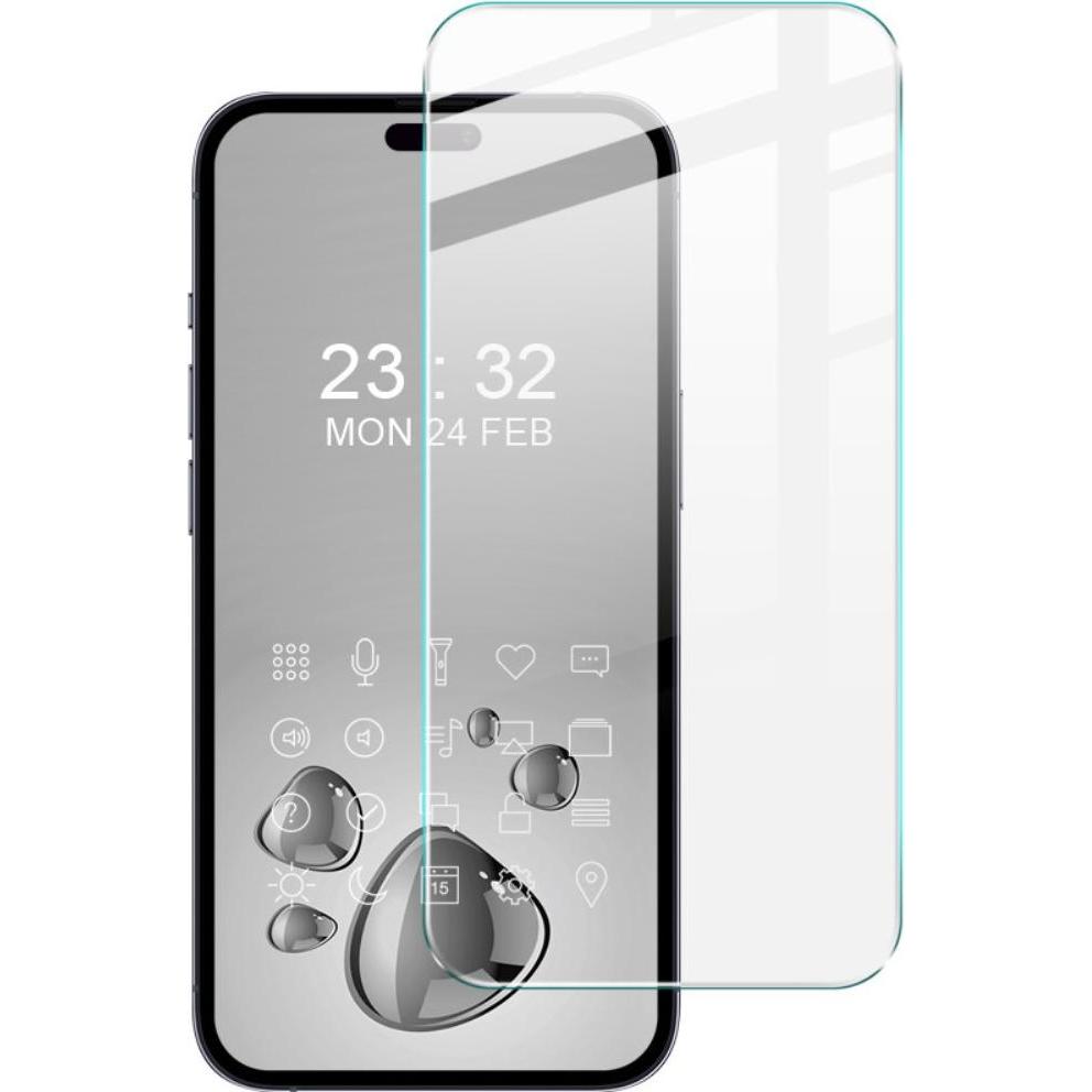 Imak iPhone 16 Pro - Panzerglas Display (1 Stück, Apple iPhone 16 Pro), Smartphone Schutzfolie, Transparent
