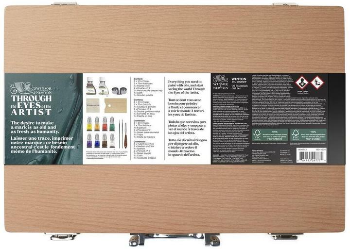 Produktbild Winsor & Newton Ölfarbe Oil Winton Holzkasten 8 x 37 ml (Mehrfarbig, 37 ml)