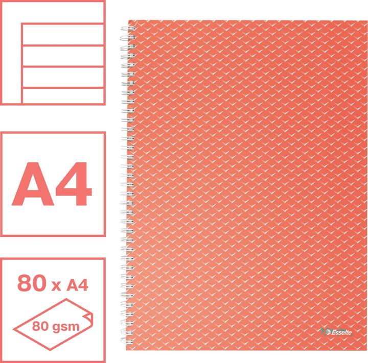 Actual product image Esselte Notebook Colour'Breeze (A4, Lined, Hardcover)